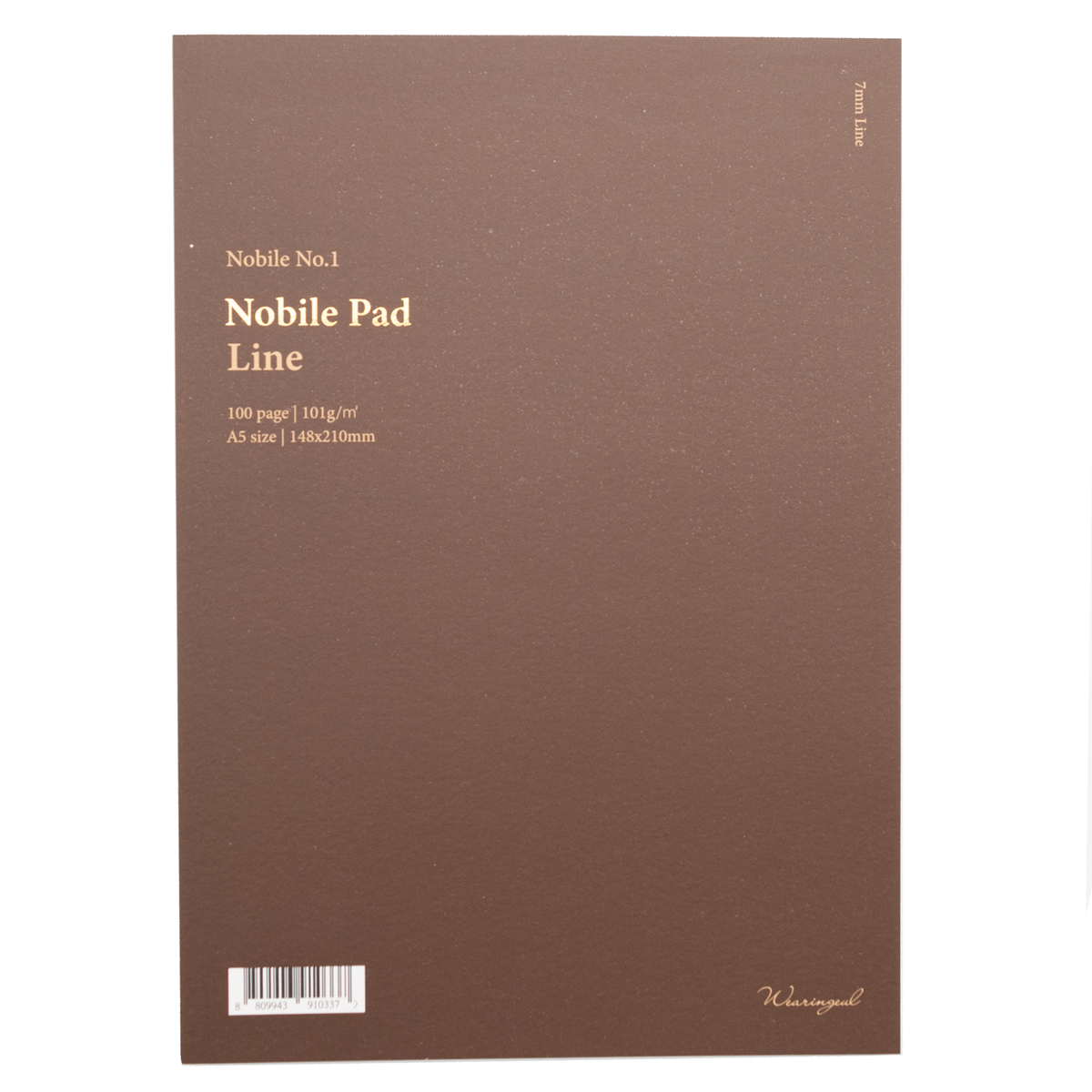 Wearingeul Nobile No.1 Paper Pad A5 Lined