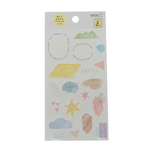 Midori Notebook Stickers - Going Out