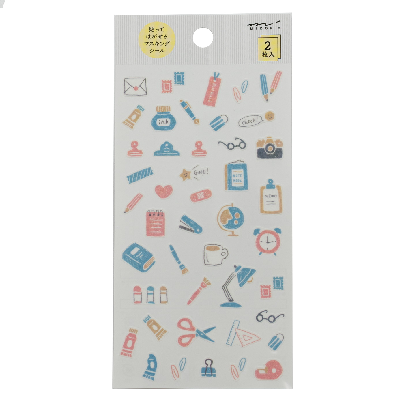 Midori Notebook Stickers - Stationery