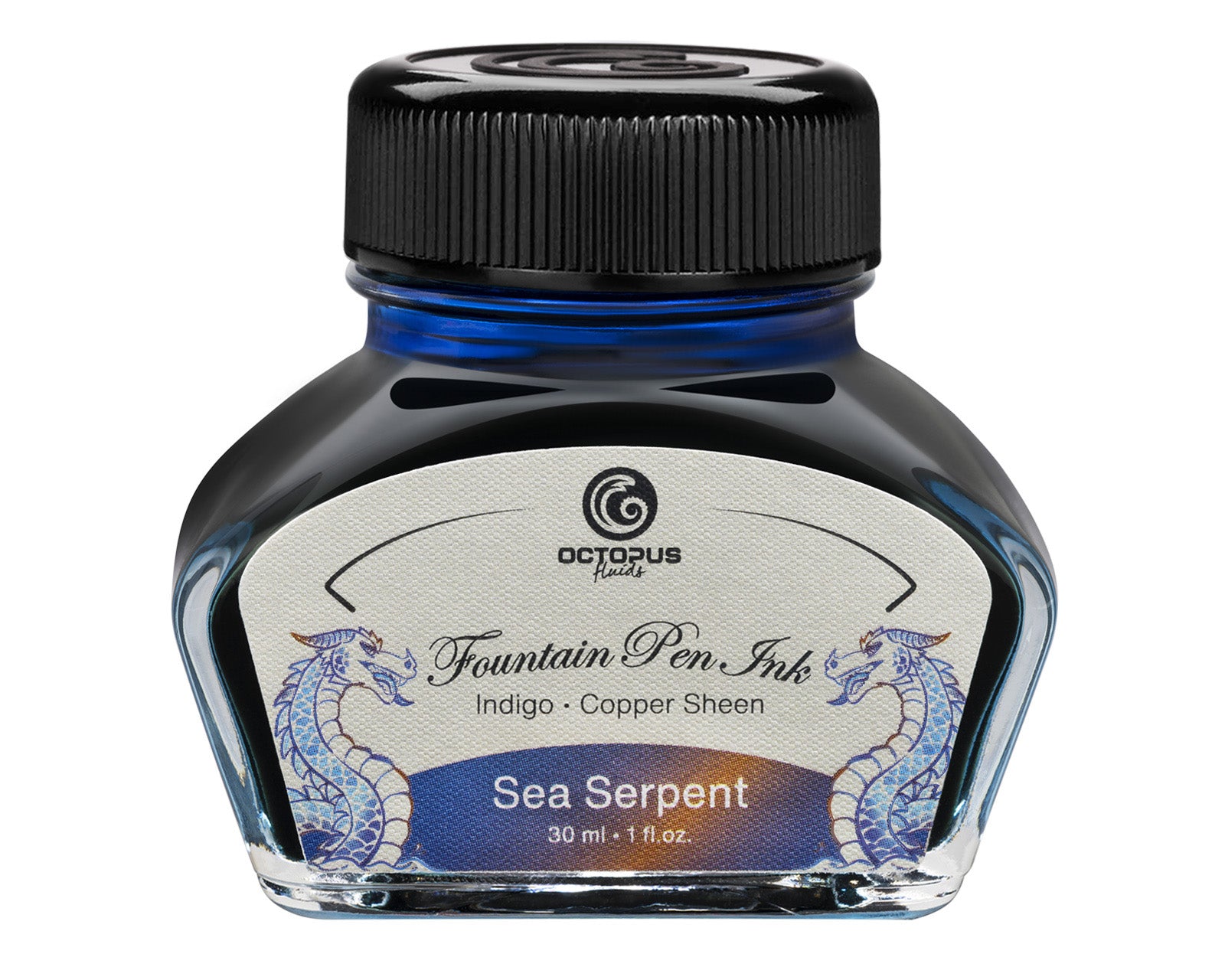 Octopus Ink Color Octopus Sheening Ink-Blue Sea Serpent