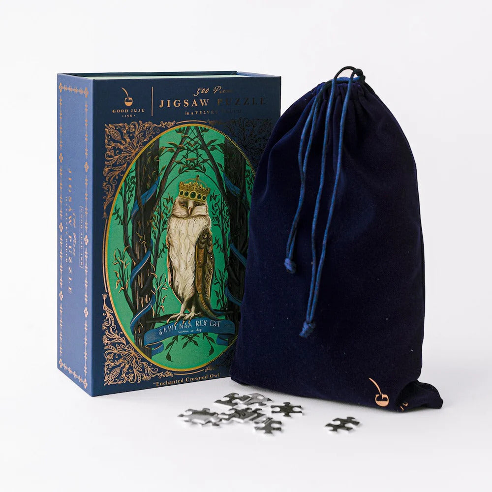 Good JuJu - Enchanted Owl Crowned Cameo Puzzle