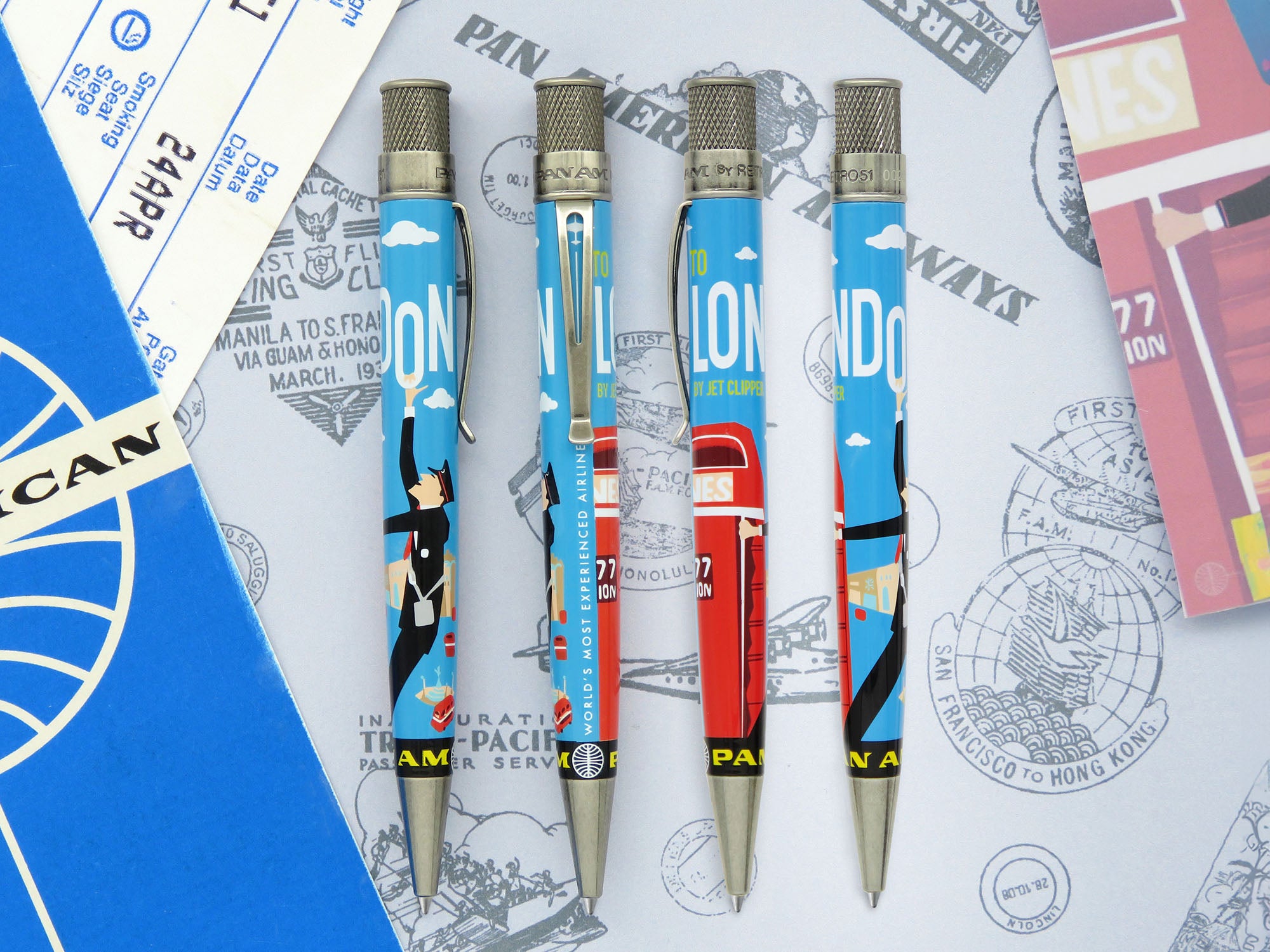 Retro 1951 Pan Am® - London Poster Rollerball