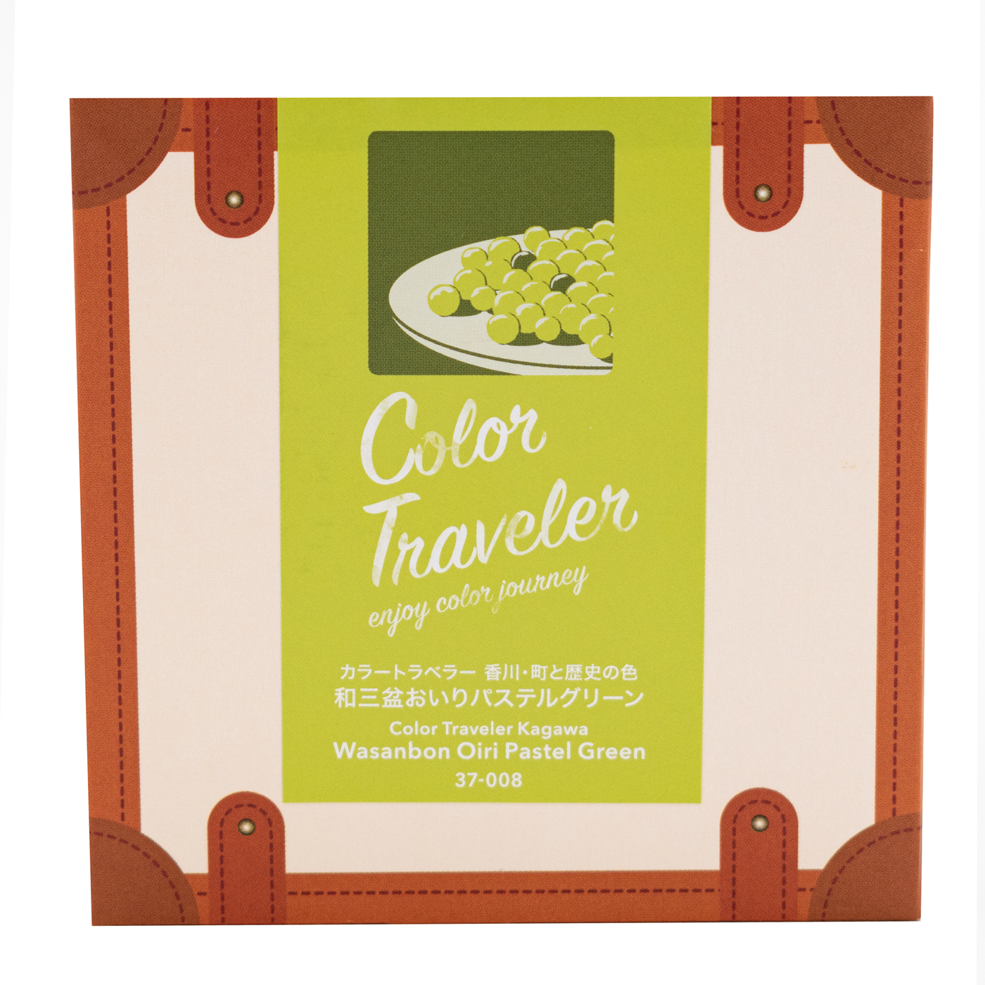 Color Traveler Wasanbon Oiri Pastel Green