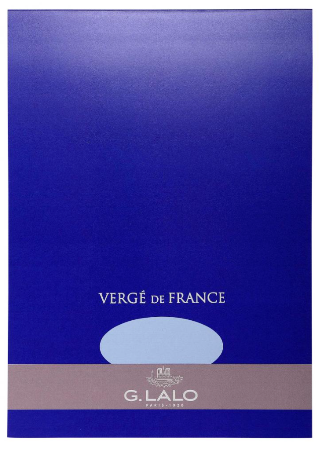 G. Lalo Verge de France 8.25" x 11.75" Large Pad - Blue