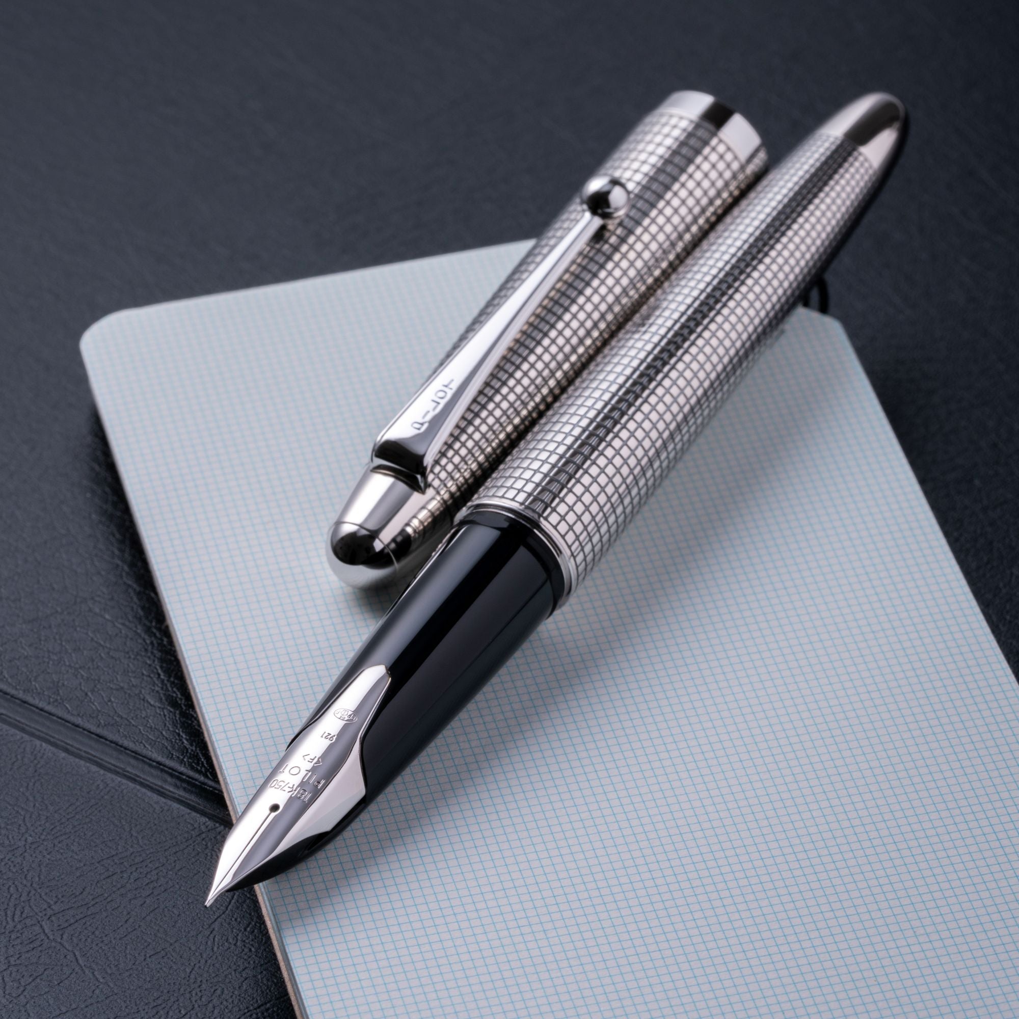 Pilot Sterling Silver Fountain Pen - Ishidatami