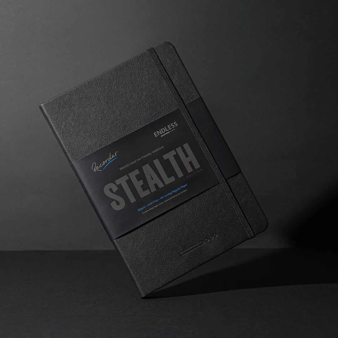 Endless Recorder Notebook Stealth Black