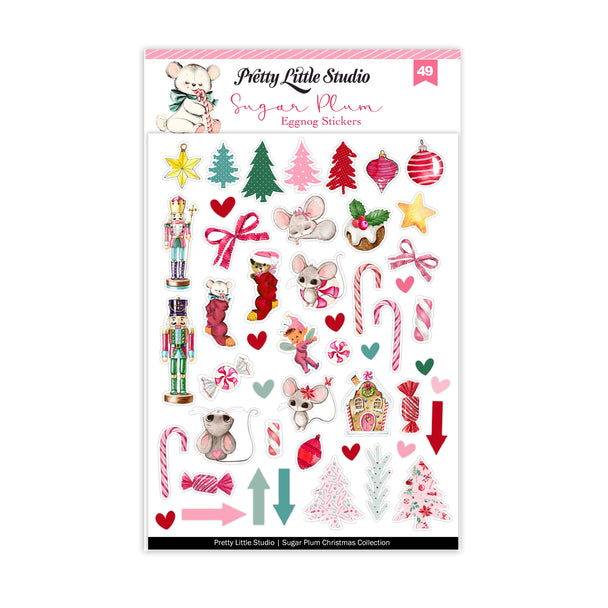 Pretty Little Studio - Eggnog Nutcracker Christmas Stickers