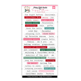 Pretty Little Studio - Festive Word Stickers Christmas