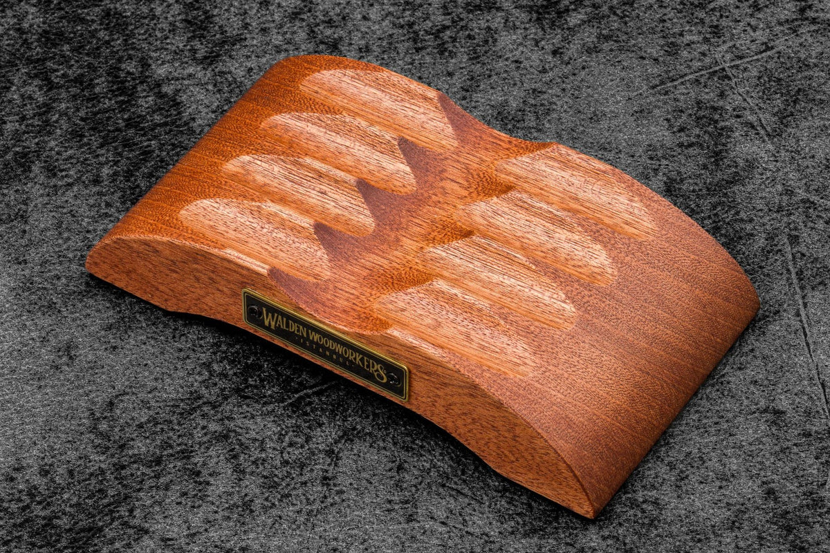 Galen Leather Co. The Pen Arch Wooden Fountain Pen Stand - Mahogany