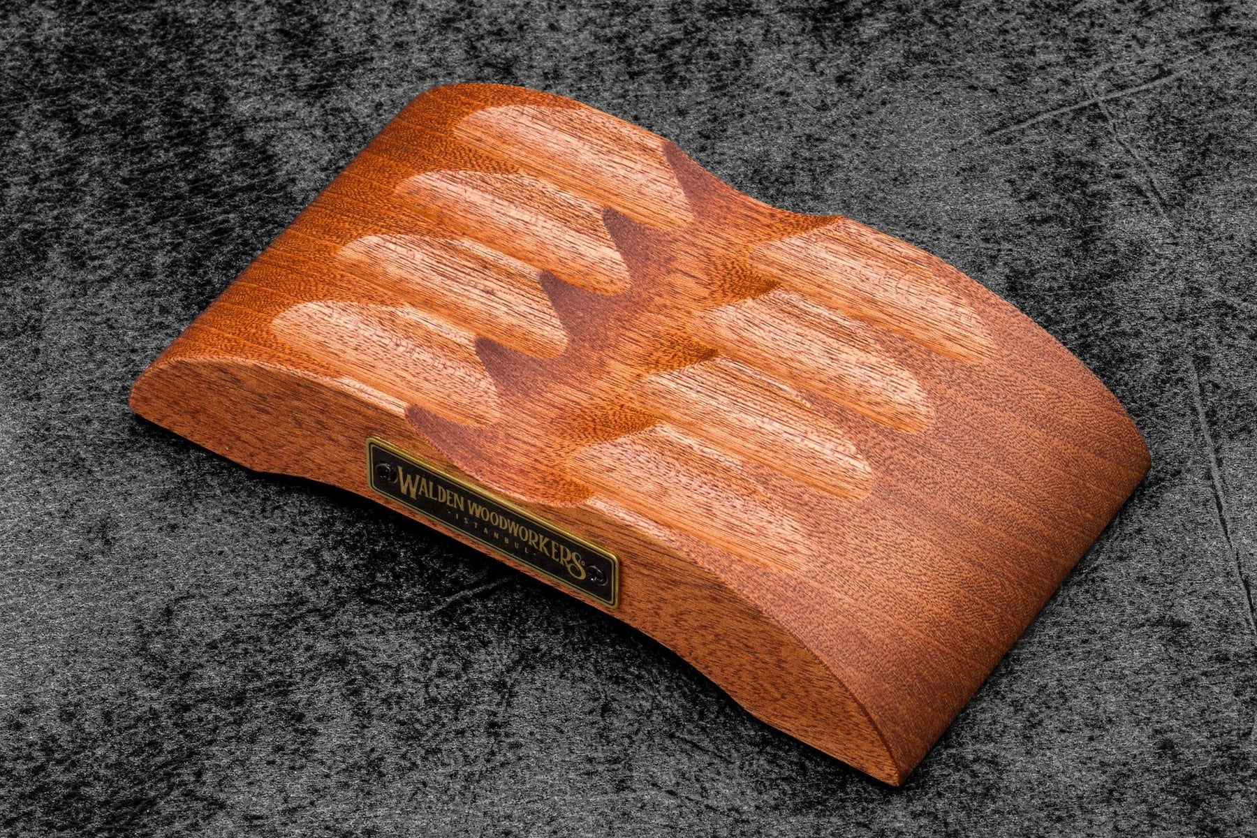 Galen Leather Co. The Pen Arch Wooden Fountain Pen Stand - Mahogany