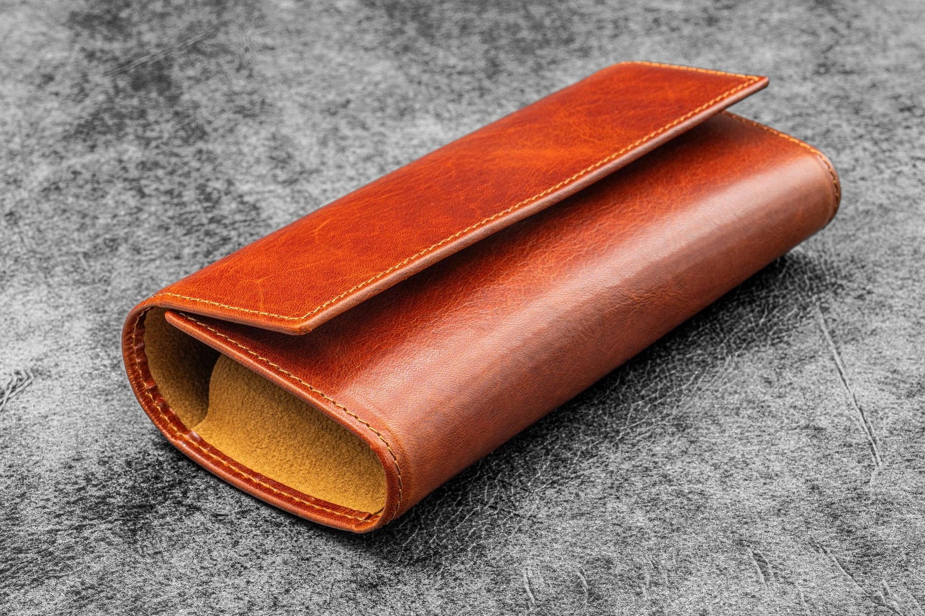 Galen Leather Co. The Writer's Pen Wrap - 6 Pen Case