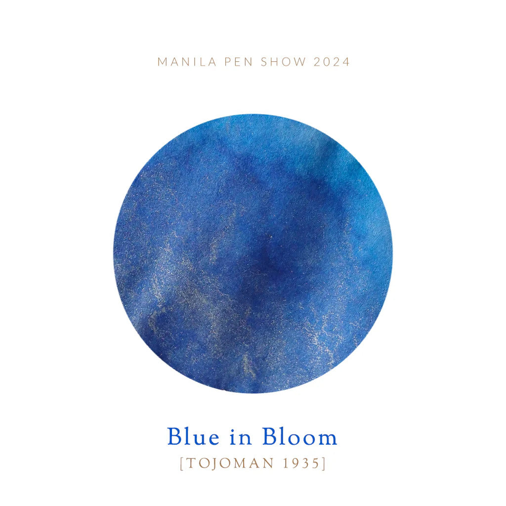 Vinta Inks - Blue in Bloom - Tojoman - 2024 - Manila Pen show Commemorative Ink