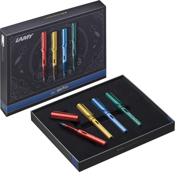 Lamy Al-Star Harry Potter Fountain Pen Set all 4 Houses