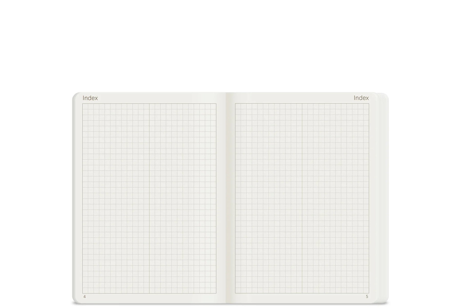 Wonderland222 Notebook A6 Grid 368 Page - Fiddlehead