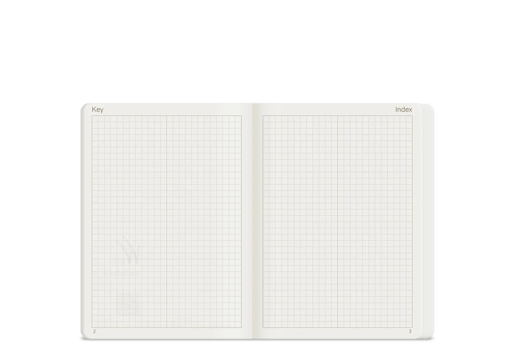 Wonderland222 Notebook A6 Grid 368 Page - Fiddlehead