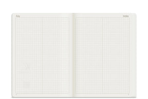 Wonderland222 Notebook B6 Grid 368 Page - Fiddlehead