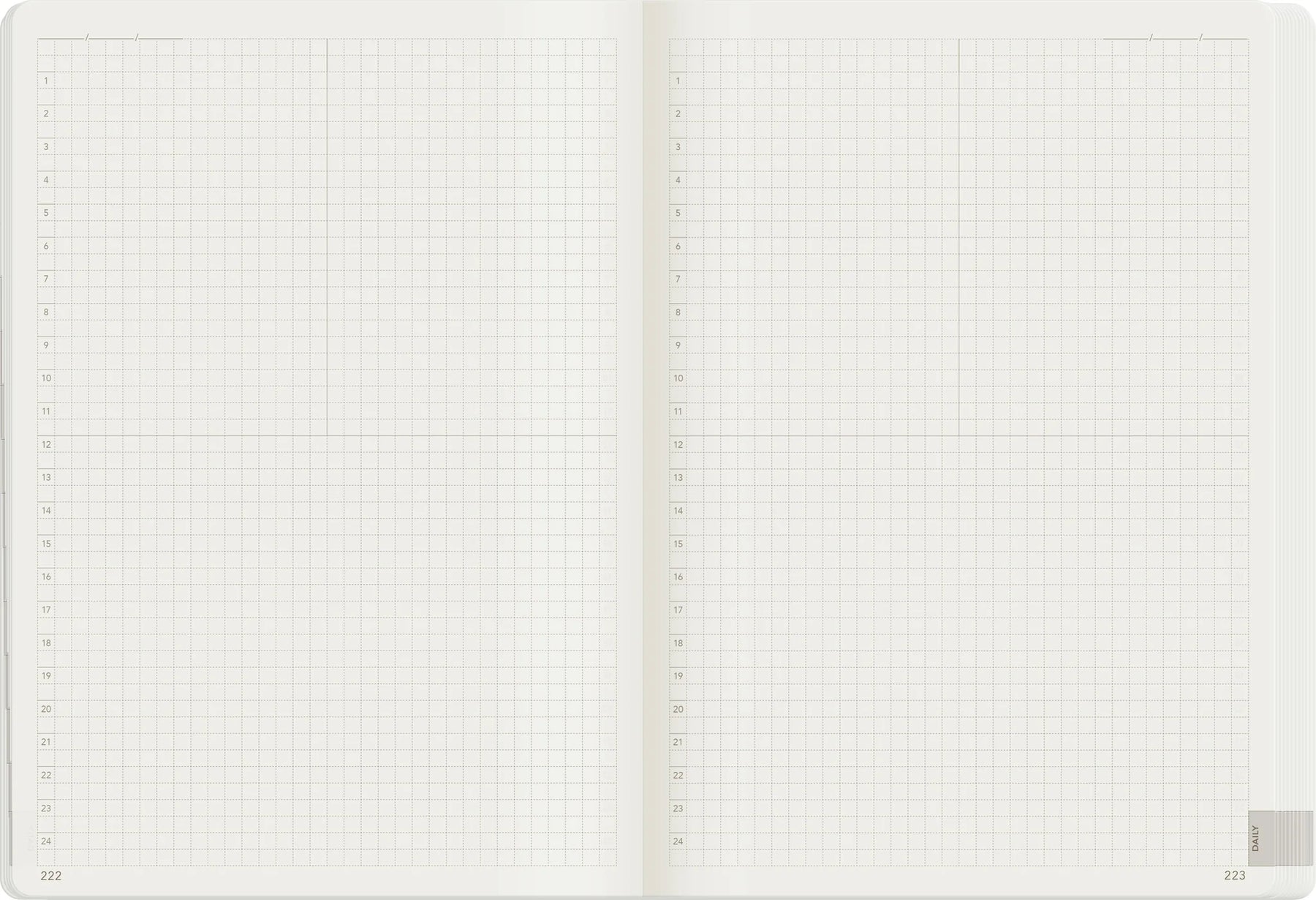 Wonderland22 2027 A5 Weekly Planner - Core - Stacked Weekends