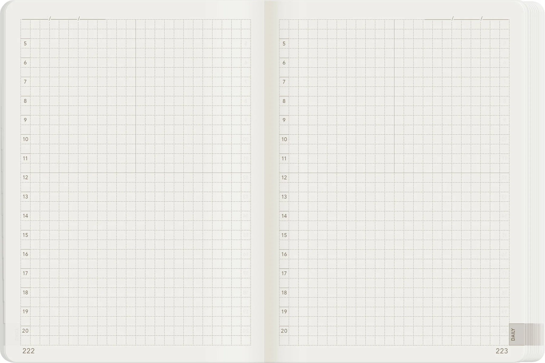 Wonderland22 2027 A6 Weekly Planner - Core - Stacked Weekends