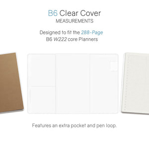Wonderland222 B6 Vinyl Clear Cover - 288 Page Notebooks