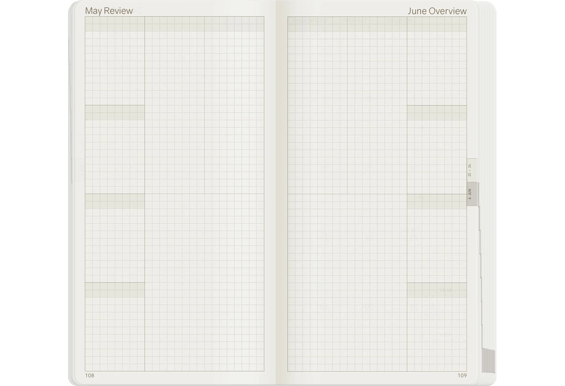 Wonderland22 2027 W1 Weekly Planner - Core - Horizontal