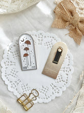 Leelajournals Mushroom Arch Enamel Journaling Clip