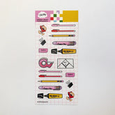 Calliope Pencil Factory - Office Supplies Stickers