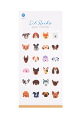 Girl of All Work - Washi Stickers - Dogs L'il Sticks