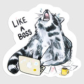 Amy Hartelust Art & Illustration - Vinyl Sticker - Like A Boss