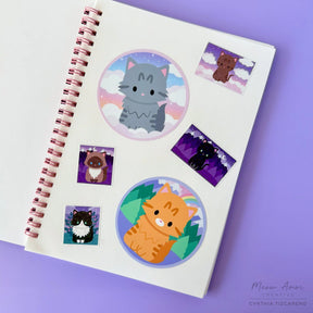 Meow Armor Creative - Reusable Sticker Book