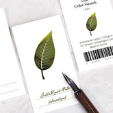 Wearingeul Ash Leaf Ink Swatch Card