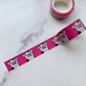 Kiss and Punch - Washi tape - 20mm - Pig