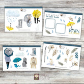 Rose Paperie - Rainy Day Sticker Set