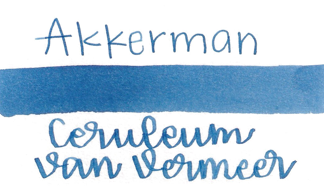 Akkerman Ink Dutch Masters 01 Ceruleum blauw van Vermeer