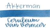 Akkerman Ink Dutch Masters - 01 Ceruleum blauw van Vermeer