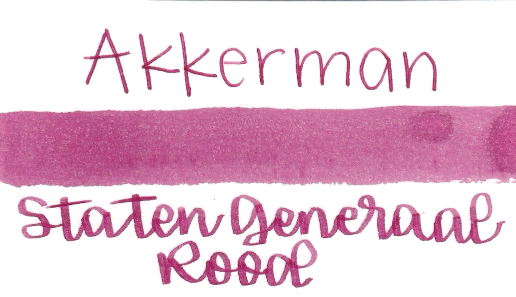 Akkerman 17 Staten-Generaal Rood
