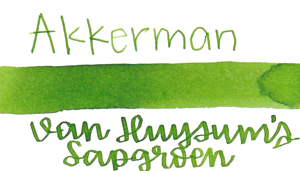 Akkerman Ink Dutch Masters 10 van Huysum's sapgroen "sap green"