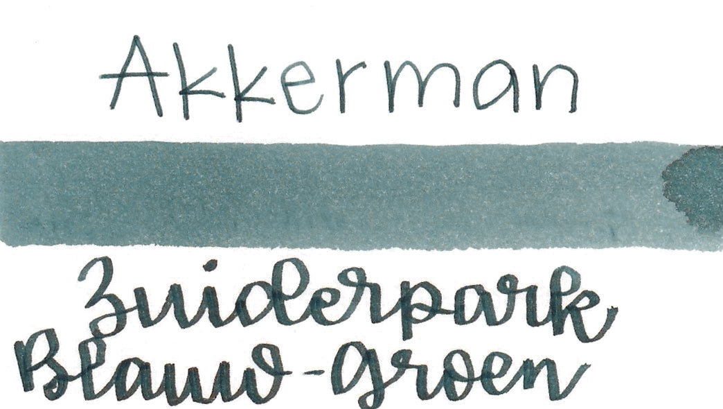 Akkerman Ink 24 Zuiderpark Blue-Green