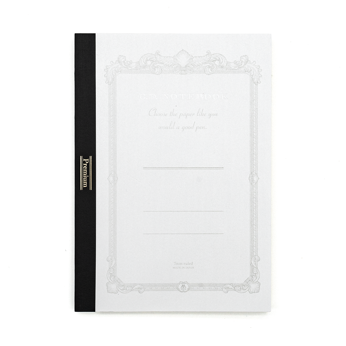 APICA Premium CD A5 Limited Edition Notebook- White 5mm Grid