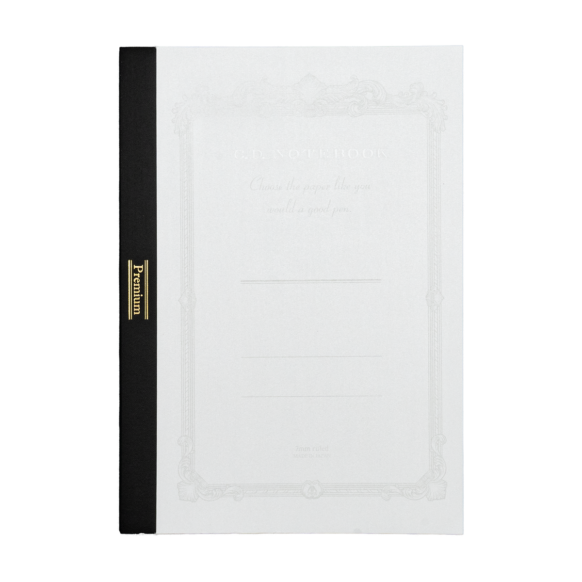 APICA Premium CD A5 Limited Edition Notebook - White 7mm Ruled