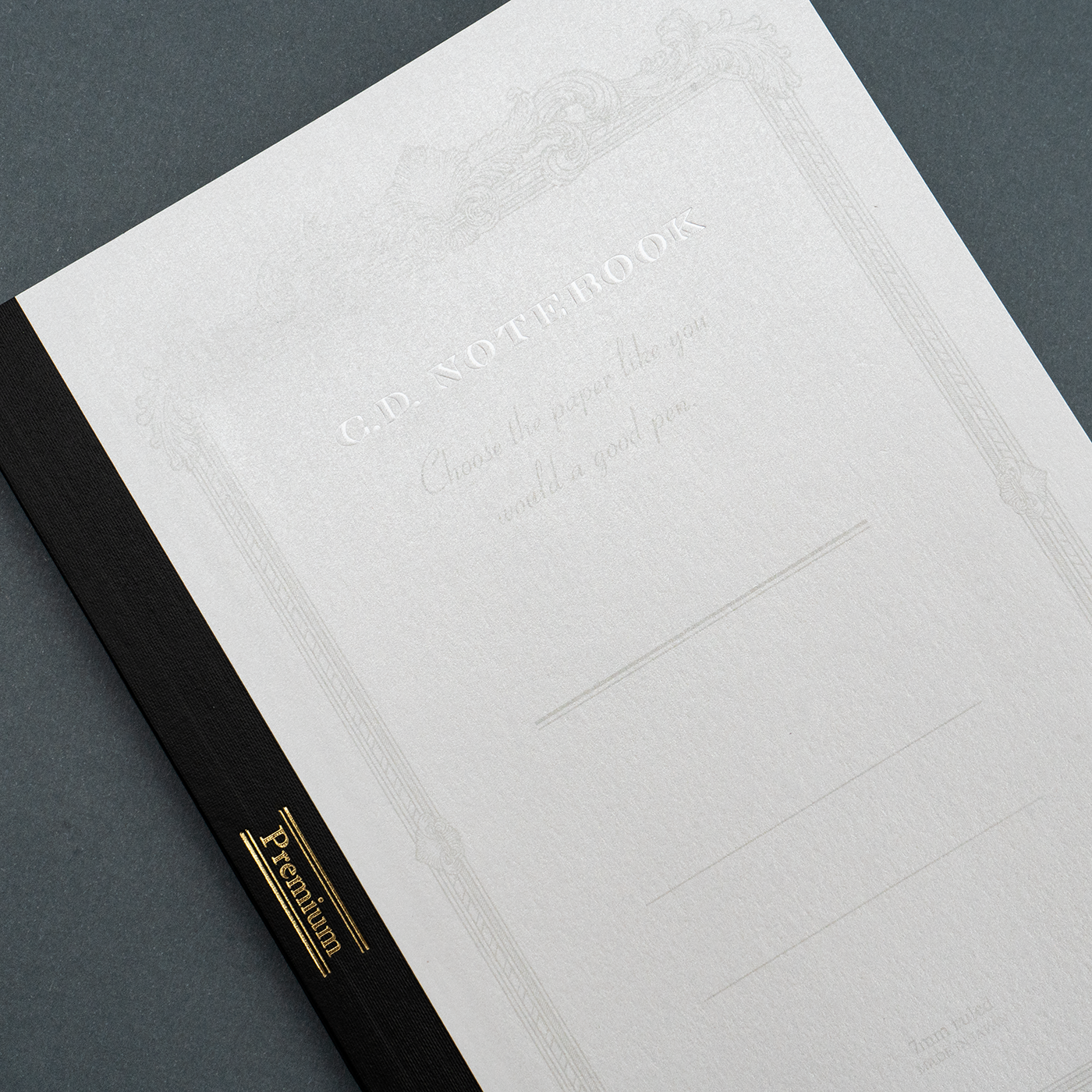 APICA Premium CD A5 Limited Edition Notebook - White 7mm Ruled