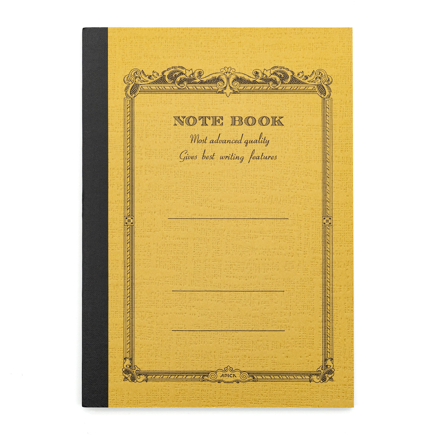 APICA CD A6 Notebook- Mustard 6mm Ruled