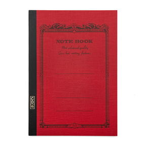 APICA CD B5 Notebook- Red 6.5mm Ruled