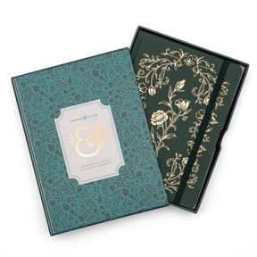 Archer & Olive - Antique Floral Dot Grid Notebook - B6