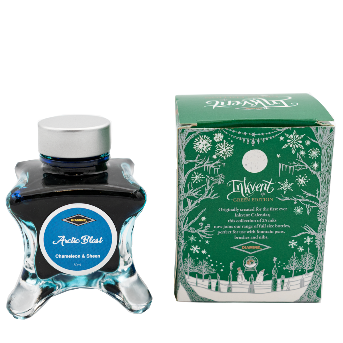 Diamine Green Edition Chameleon & Sheen Ink - Arctic Blast