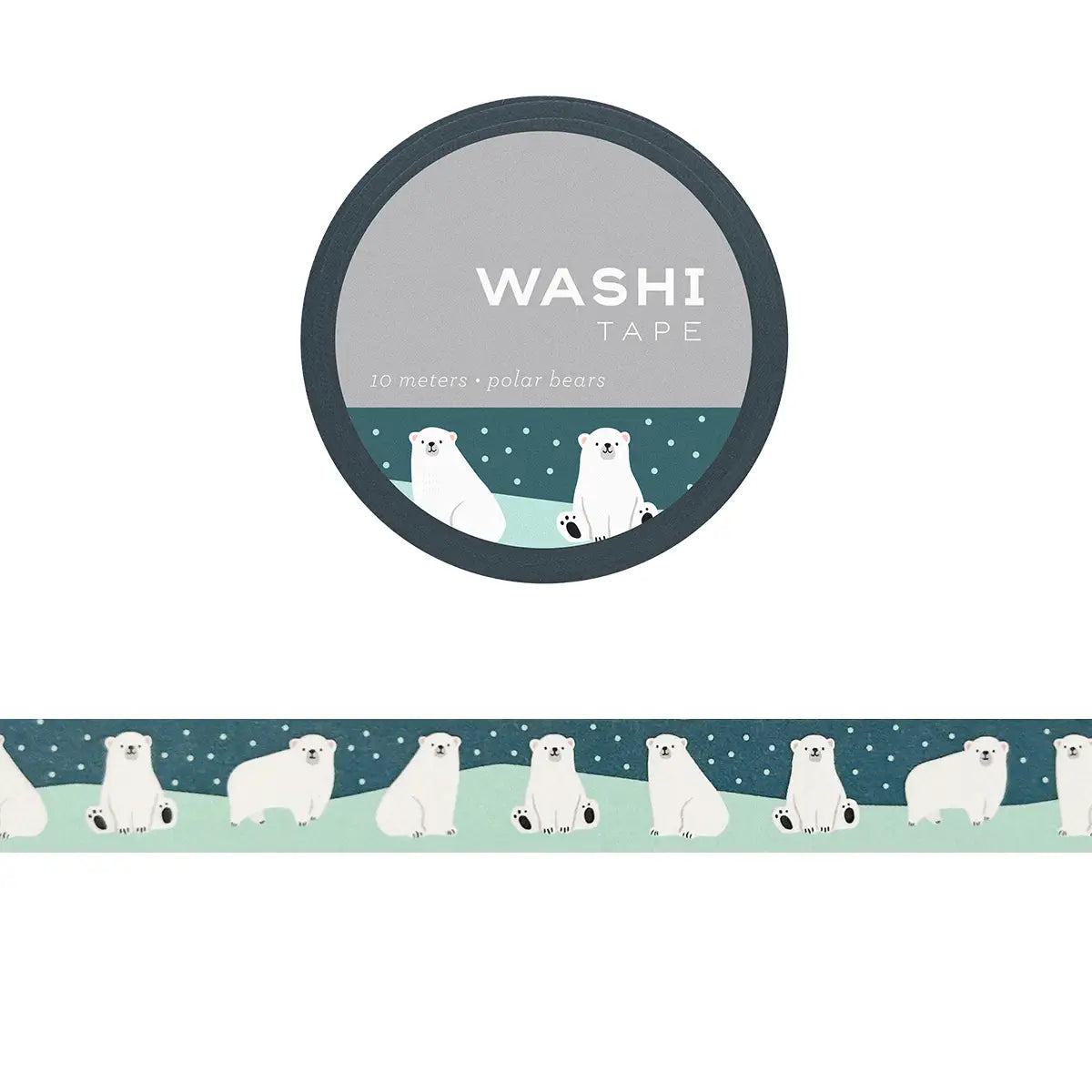 Girl of ALL WORK - Washi tape - 15mm - Polar Bears