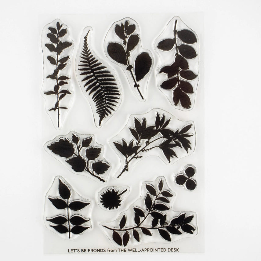 The Well Appointed Desk - Clear Stamp Set - Let's Be Fronds