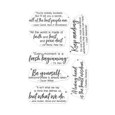 Hero Arts Clear Stamps - Literary Quotes