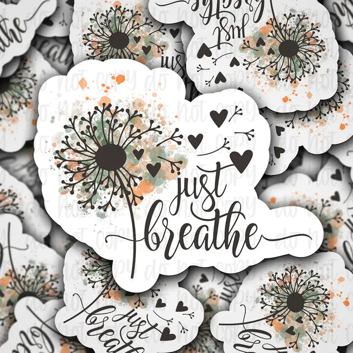 It's Transfer Time - Die Cut Sticker - Just Breathe