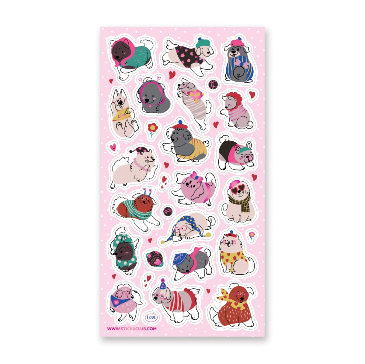 STICKII Sticker Sheet - Doggone Adorable