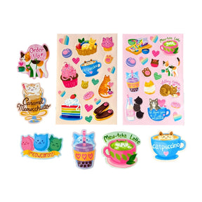 Ooly Stickiville - Cat Cafe Scented Stickers